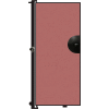 Screenflex 6'H Door - Mounted to End of Room Divider - Rose
