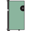Screenflex 6'H Door - Mounted to End of Room Divider - Vinyl-Mint