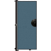 Screenflex 6'8"H Door - Mounted to End of Room Divider - Lake