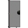 Screenflex 6'8"H Door - Mounted to End of Room Divider - Stone