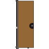 Screenflex 6'8"H Door - Mounted to End of Room Divider - Vinyl-Sandalwood