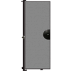 Screenflex 7'4"H Door - Mounted to End of Room Divider - Stone