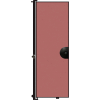 Screenflex 8'H Door - Mounted to End of Room Divider - Rose