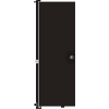 Screenflex 8'H Door - Mounted to End of Room Divider - Charcoal Black
