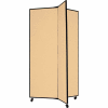 3 Panel Display Tower, 5'9"H, Fabric - Sand