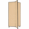 3 Panel Display Tower, 6'5"H, Fabric - Sand