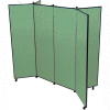 6 Panel Display Tower, 6'5"H, Fabric - Mallard