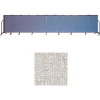 Screenflex 11 Panel Portable Room Divider, 4'H x 20'5"L, Vinyl Color: Granite