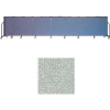 Screenflex 11 Panel Portable Room Divider, 4'H x 20'5"L, Vinyl Color: Mint