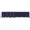 Screenflex 13 Panel Portable Room Divider, 4' H x 24'1" L, Fabric Color: Navy