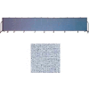 Screenflex 13 Panel Portable Room Divider, 4'H x 24'1"L, Vinyl Color: Blue Tide