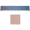 Screenflex 13 Panel Portable Room Divider, 4'H x 24'1"W, Vinyl Color: Raspberry Mist