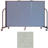 Screenflex 3 Panel Portable Room Divider, 4'H x 5'9"L, Vinyl Color: Mint
