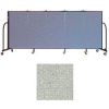 Screenflex 5 Panel Portable Room Divider, 4'H x 9'5"L, Vinyl Color: Mint