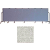 Screenflex 7 Panel Portable Room Divider, 4'H x 13'1"W Vinyl Color: Granite