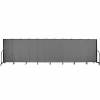 Screenflex 11 Panel Portable Room Divider, 5'H x 20'5"W, Fabric Color: Stone