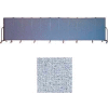 Screenflex 11 Panel Portable Room Divider, 5'H x 20'5"W, Vinyl Color: Blue Tide