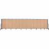 Screenflex 13 Panel Portable Room Divider, 5'H x 24'1"W, Fabric Color: Desert