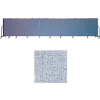 Screenflex 13 Panel Portable Room Divider, 5'H x 24'1"L, Vinyl Color: Blue Tide