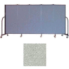 Screenflex 5 Panel Portable Room Divider, 5'H x 9'5"L, Vinyl Color: Mint
