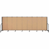 Screenflex 9 Panel Portable Room Divider, 5'H x 16'9"L, Fabric Color: Sand