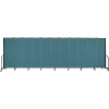 Screenflex Portable Room Divider - 11 Panel - 6'H x 20'5"L - Lake