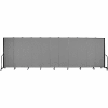 Screenflex Portable Room Divider - 11 Panel - 6'H x 20'5"L -  Stone