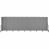 Screenflex Portable Room Divider - 11 Panel - 6'H x 20'5"W - Stone