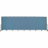 Screenflex Portable Room Divider - 11 Panel - 6'H x 20'5"W -  Summer Blue