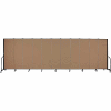 Screenflex Portable Room Divider - 11 Panel - 6'H x 20'5"L -  Beech