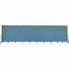 Screenflex Portable Room Divider - 13 Panel - 6'H x 24'1"L - Summer Blue