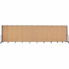 Screenflex Portable Room Divider - 13 Panel - 6'H x 24'1"L -  Sand