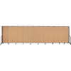 Screenflex Portable Room Divider - 13 Panel - 6'H x 24'1"L - Sand