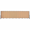 Screenflex Portable Room Divider - 13 Panel - 6'H x 24'1"L - Wheat