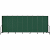 Screenflex Portable Room Divider - 9 Panel - 6'H x 16'9"L - Mallard