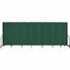 Screenflex Portable Room Divider - 9 Panel - 6'H x 16'9"W - Mallard