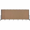 Screenflex Portable Room Divider - 9 Panel - 6'H x 16'9"W - Beech