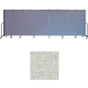 Screenflex 9 Panel Portable Room Divider, 6'H x 16'9"L, Vinyl Color: Granite