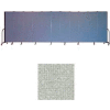Screenflex 11 Panel Portable Room Divider, 6'8"H x 20'5"W, Vinyl Color: Mint