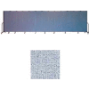 Screenflex 13 Panel Portable Room Divider, 6'8"H x 24'1"L, Vinyl Color: Blue Tide