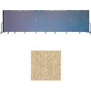 Screenflex 13 Panel Portable Room Divider, 6'8"H x 24'1"L, Vinyl Color: Sandalwood
