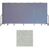Screenflex 7 Panel Portable Room Divider, 6'8"H x 13'1"L, Vinyl Color: Mint
