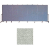 Screenflex 9 Panel Portable Room Divider, 6'8"H x 16'9"L, Vinyl Color: Mint