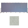 Screenflex 9 Panel Portable Room Divider, 6'8"H x 16'9"W, Vinyl Color: Mint