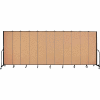 Screenflex 11 Panel Portable Room Divider, 7'4"H x 20'5"L, Fabric Color: Desert