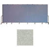 Screenflex 11 Panel Portable Room Divider, 7'4"H x 20'5"L, Vinyl Color: Mint