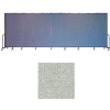 Screenflex 13 Panel Portable Room Divider, 7'4"H x 24'1"L, Vinyl Color: Mint