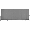 Screenflex 11 Panel Portable Room Divider, 8'H x 20'5"L, Fabric Color: Grey