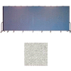 Screenflex 11 Panel Portable Room Divider, 8'H x 20'5"L, Vinyl Color: Granite