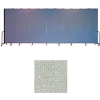 Screenflex 11 Panel Portable Room Divider, 8'H x 20'5"L, Vinyl Color: Mint